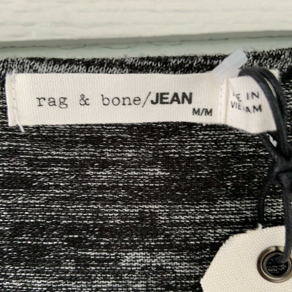 NEW! Rag & Bone Gray Twist Dress Long Sleeve M - Picture 5 of 6